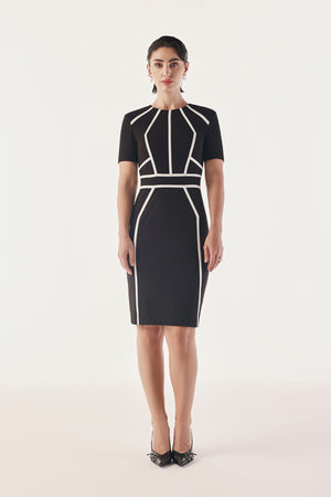 Angular Panelled Contour Dress