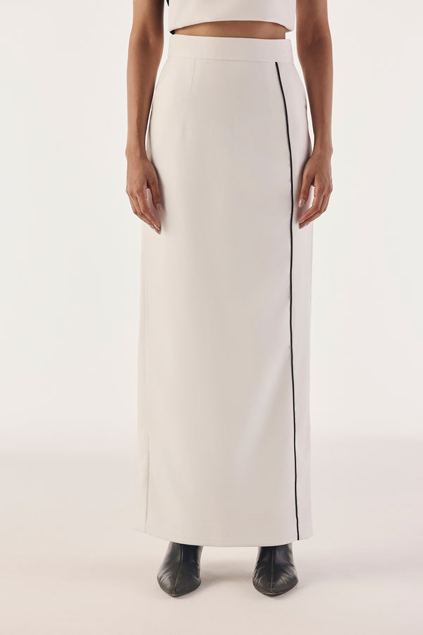 Contrast Elemental Tailored Skirt