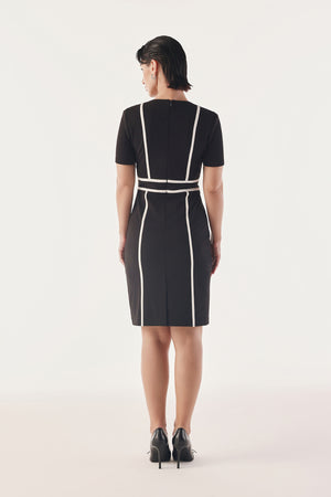Angular Panelled Contour Dress