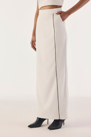 Contrast Elemental Tailored Skirt