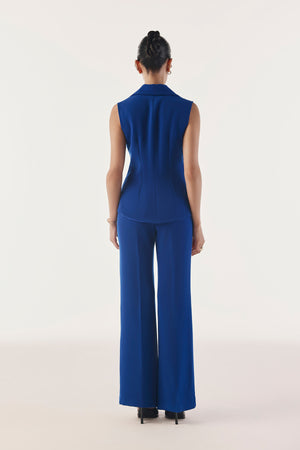 Structured Zip-Up Effortless Vest
