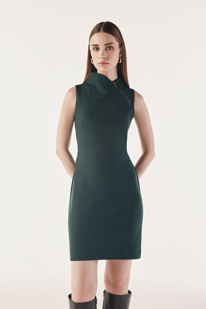 Power Neck Contour Dress