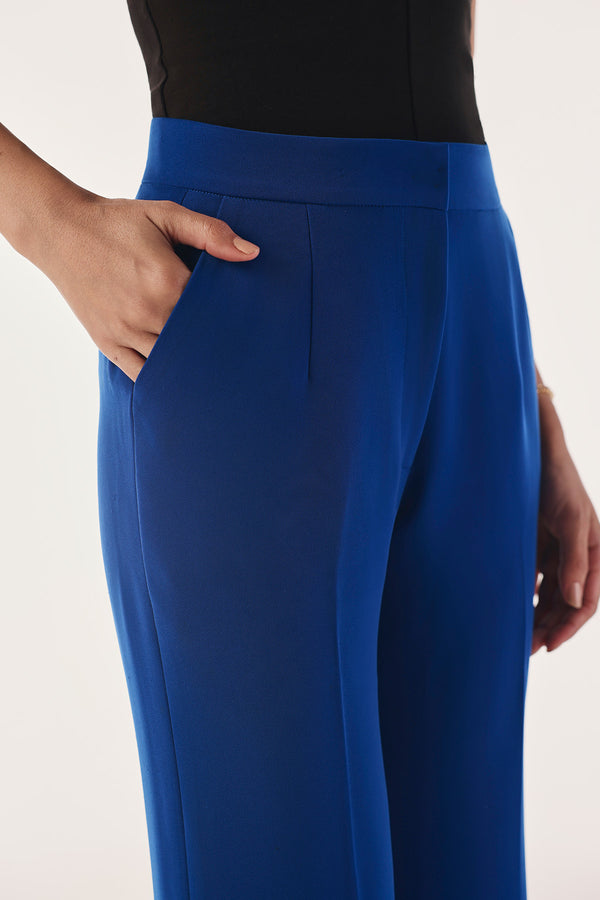 Effortless Bootcut Tailored Trousers