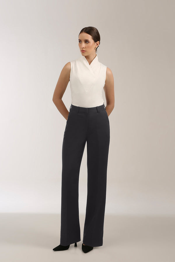 Elemental Wrap Collar Top