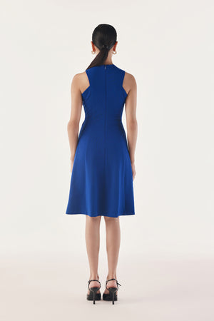 Belted Panelled Contour Dress