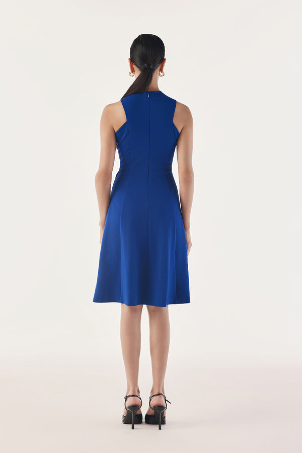 Belted Panelled Contour Dress