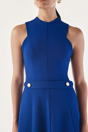 Belted Panelled Contour Dress