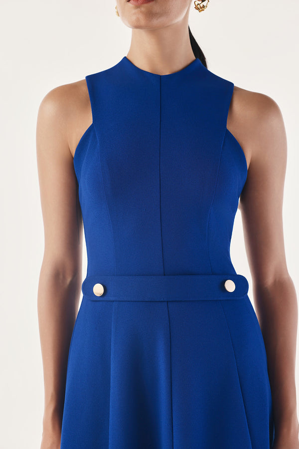Belted Panelled Contour Dress
