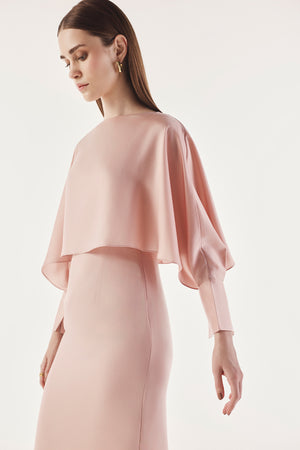Reconstructed Dolman Sleeve Dress