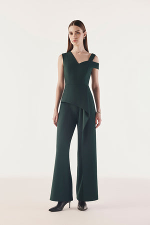 Architectural Draped Jumpsuit