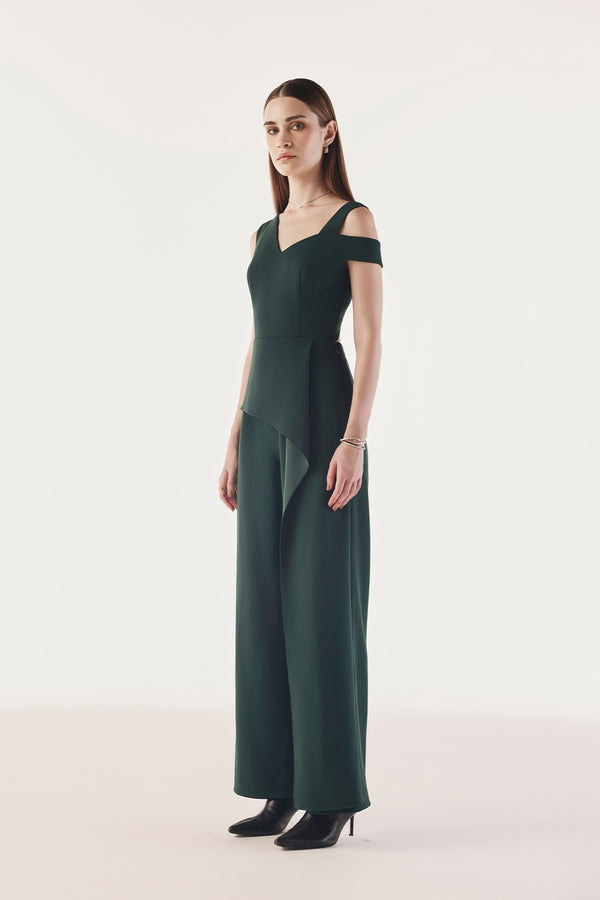 Architectural Draped Jumpsuit