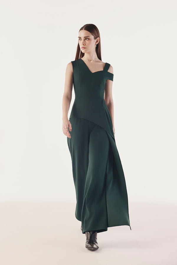Architectural Draped Jumpsuit