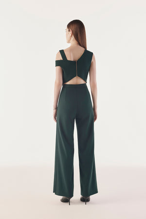 Architectural Draped Jumpsuit