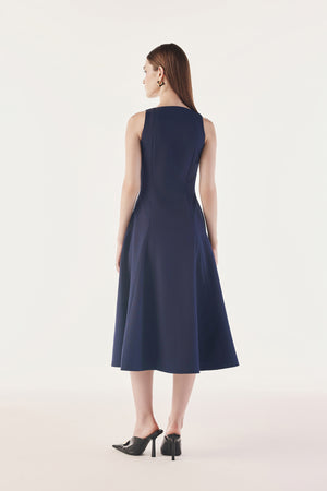 Zip-Up Effortless Dress