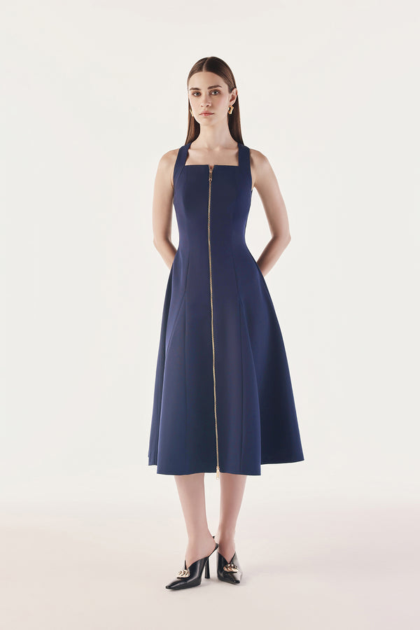 Zip-Up Effortless Dress
