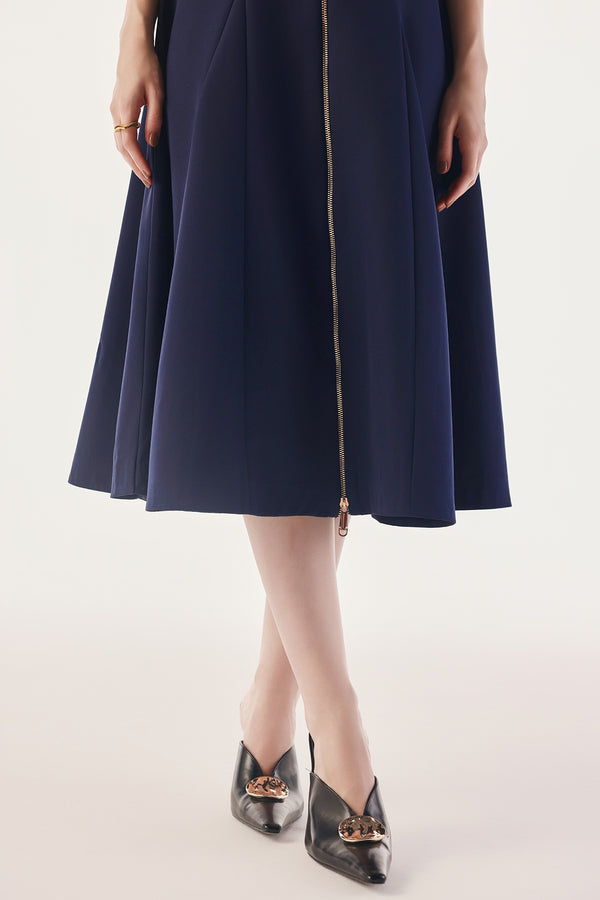 Zip-Up Effortless Dress