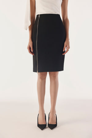 Zip-Up Pencil Slimming Skirt