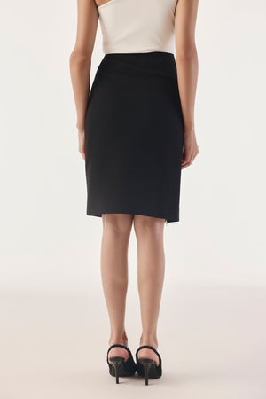 Zip-Up Pencil Slimming Skirt