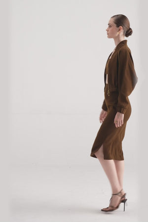 Refined Bomber Tailored Set